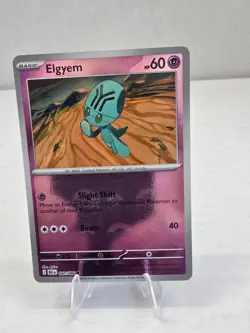 Pokemon Elgyem Scarlet & Violet: Black Bolt Poke Ball Reverse Holo 040/086 - Image 1