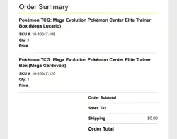 Pokemon Mega Evolution elite trainer box pokemon center bundle (2 ETB) - PRESALE - Image 2