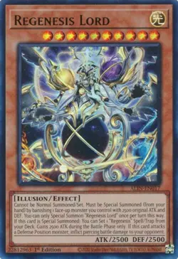 x1 Regenesis Lord - ALIN-EN017 - Ultra Rare - 1st Edition Yu-Gi-Oh! M/NM - Image 1