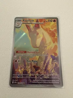 Rapidash 189/182 Illustration Rare Destined Rivals Pokemon Card Near Mint - Image 1
