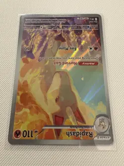 Rapidash 189/182 Illustration Rare Destined Rivals Pokemon Card Near Mint - Image 3