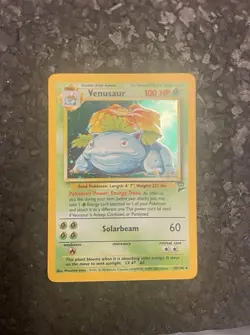Pokemon TCG Venusaur Base Set 2 Holo Unlimited Rare Card 18/130 - Image 1