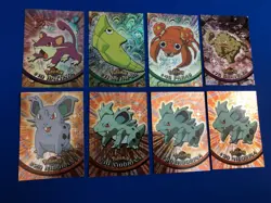 1999 TOPPS | Pokemon (Black Logo) lot of 8 Foil Holo Cards 11 19 29 30 46 75 - Image 4