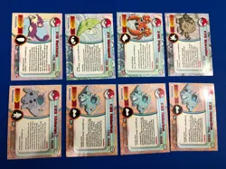 1999 TOPPS | Pokemon (Black Logo) lot of 8 Foil Holo Cards 11 19 29 30 46 75 - Image 5