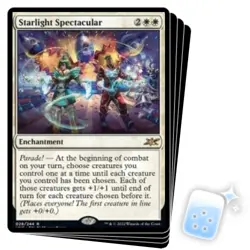 STARLIGHT SPECTACULAR X4 Unfinity Magic MTG MINT CARD - Image 1