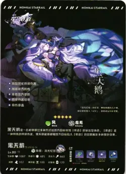 BLACK SWAN HONKAI STAR RAIL TCG CCG Collectible Anime Card - Image 2