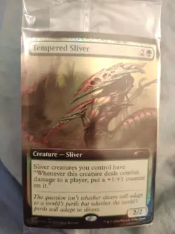 Tempered Sliver *FOIL Extended Art* [SLD] Secret Lair Drop - Image 1