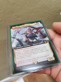 Lightning, Army of One - Magic - Final Fantasy Mythic MTG #0498 FFXIII - Image 3