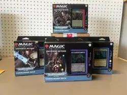 Magic the Gathering MtG Warhammer 40K Commander Decks - Deck Set of 4 - Image 1