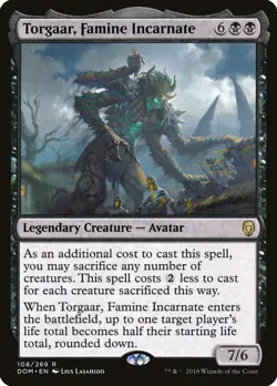 Torgaar, Famine Incarnate [Dominaria] Magic MTG - Image 1