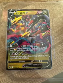 Pokemon TCG Giratina V Sword & Shield SWSH259 Holo Promo Promo NM - Image 1