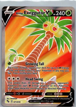 Pokemon GO #071/078 Alolan Exeggutor V (Full Art) - Image 1