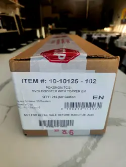 Pokemon Sv09 Journey Together Booster Box Case SEALED-6 Booster Boxes Inside 📦 - Image 1
