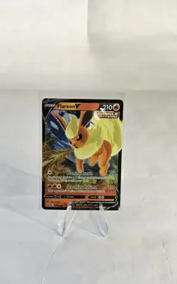 Flareon V SWSH149 Black Star Promo Pokemon TCG Sword & Shield Promo NM - Image 1