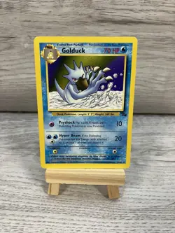 Pokemon TCG Golduck Fossil 35/62 Regular LP. - Image 1