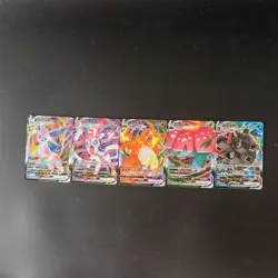 5pc Pokemon TCG Chinese Espeon Sylveon Charizard Venusau Blastoise VMAX NM - Image 1