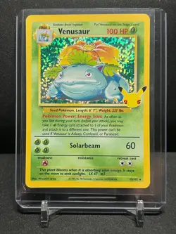 Venusaur 15/102 Holo Pokemon 2022 Celebrations: Classic Collection MP/LP - Image 1