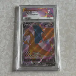 Pokemon TCG Charizard v SWSH050 Black Star Promo ACE 7 - Image 1