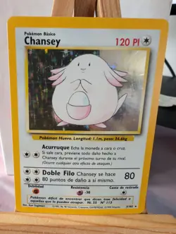 Pokemon TCG Chansey 3/102 Base Set Italian Light Played - Image 1