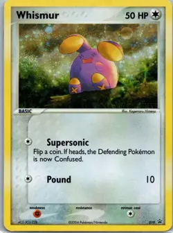 Pokemon TCG Cosmos Holo Whismur - 019 - Black Star Promo MP - Image 1