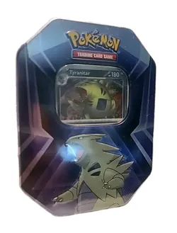 Pokemon NEW SEALED Tyranitar Triple Whammy Collectors Tin - Image 1