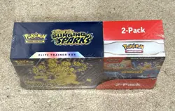 Pokemon Surging Sparks ETB & Booster Bundle 2-Pack Factory Sealed - Image 3