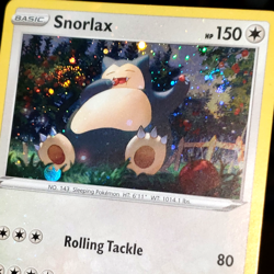 Pokemon TCG - Snorlax Cosmos Holo Promo 140/202 with Double Swirl - Image 1
