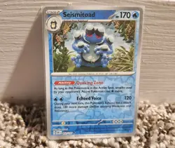 Seismitoad 052/197 - Reverse Holo - Obsidian Flames - Pokemon TCG - Image 1