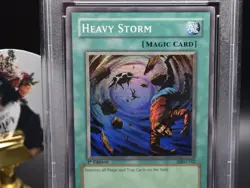 Heavy Storm Yu-Gi-Oh! Metal Raiders PSA 9 1st Edition MRD-142 Wavy - Image 3