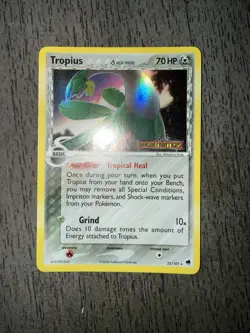 Tropius (Delta Species) 23/101 Dragon Frontiers Stamped Holo Pokemon Card NM - Image 1