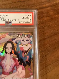 One Piece Boa Hancock PSA10 Promo Card From Promotion Pack Graded Card - Image 4