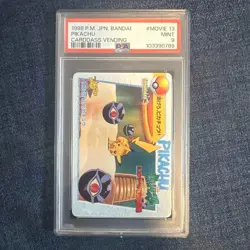 PSA 9 8 7 Pokemon Carddass Anime Collection “Mewtwo Strikes Back” 4-card set - Image 3