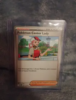 2025 Supporter Trainer Pokemon Center Lady Pokemon Trading Card Game - Image 1