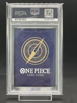 One Piece Trafalgar Law SR Super Parallel ComiPara PSA10 Trading Card - Image 2