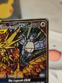Pokemon Card Moltres & Zapdos & Articuno GX SM210 Hidden Fates Promo NM Clean - Image 2