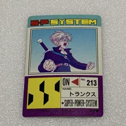 Dragon Ball Trunks PP Card 213 Super Power 300000 Trading - Image 2