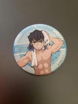 Demon Slayer Kan Badge Inosuke Random Design Trading Card - Image 1