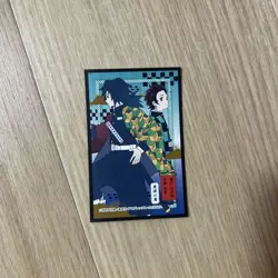 Demon Slayer Trading Card Tanjiro & Giyu Holo Series 1st Edition - Image 3