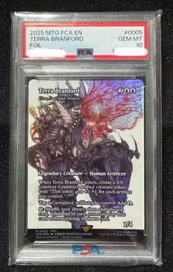 MTG Final Fantasy Terra Branford PSA 10 Foil GEM MINT English FCA2025 Rare #0005 - Image 1