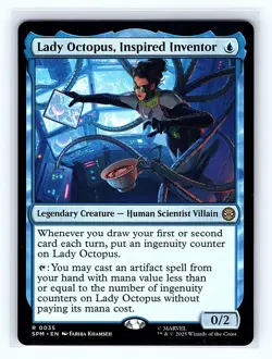Lady Octopus, Inspired Inventor #35 Regular Rare MTG 2025 Marvel's Spider-Man - Image 1