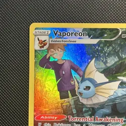 Vaporeon TG02/TG30 Pokemon TCG Brilliant Stars Trainer Gallery Holo NM - Image 3