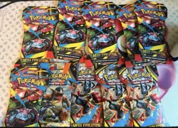 10x Pokemon TCG Mega Evolution Booster Pack Factory Sealed - Fast Shipping - Image 1