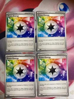 4x Prism Energy 086/086 x4 - Black Bolt - Pokemon Playset NM - Image 1