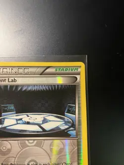 Silent Lab Trainer Stadium Pokemon Card 140/160 Holofoil XY Phantom Forces - Image 3