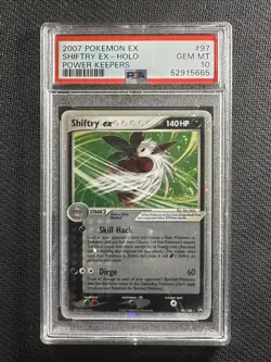Pokemon Card PSA 10 Gem Mint Shiftry Ex Power Keepers 2007 Holo 97/108 POP 71 - Image 1