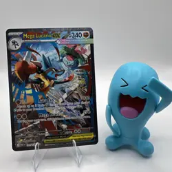 Mega Lucario Ex Alternate Art 179/132 Mega Evolution Secret Rare Pokemon Card NM - Image 1