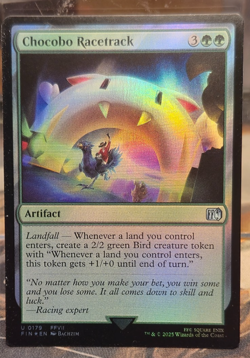 FOIL U 0179 Chocobo Racetrack Artifact Uncommon Final Fantasy NM Card MTG FFVII - Image 1