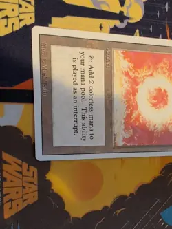 MTG: MAGIC THE GATHERING : REVISED 3ED SOL RING : UNPLAYED MINT / NM - Image 2