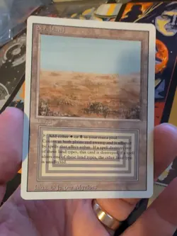 Scrubland MTG Magic The Gathering Revised Edition Original Dual Land Mint - Image 1