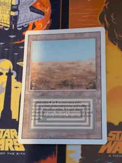 Scrubland MTG Magic The Gathering Revised Edition Original Dual Land Mint - Image 2